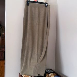 Chico's Design Sweater Knit Maxi Skirt Size 1
